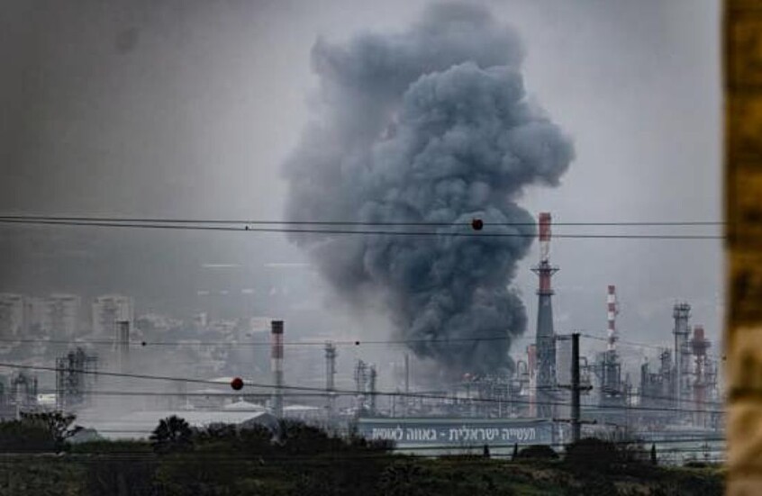 شركة بازان الإسرائيلية: أضرار جديدة في مصافي حيفا بهجوم إيراني والإصلاح سيستغرق عدة أيام