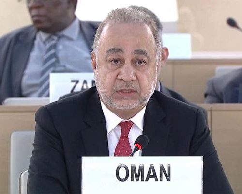 مندوب سلطنة عمان في مجلس حقوق الإنسان: ندعو إلى وقف هذا التصعيد غير المسبوق في منطقتنا