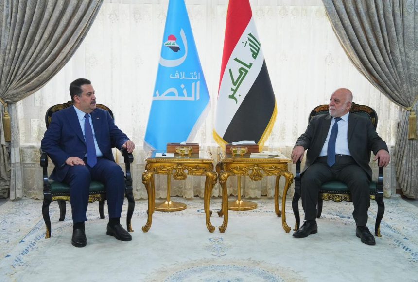 السوداني والعبادي يؤكدان اهمية مواجهة محاولات زج العراق في الحرب