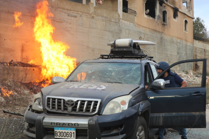الاتحاد العام للصحفيين العرب يدين بشدة الهجوم الاسرائيلي على الصحفيين فى لبنان