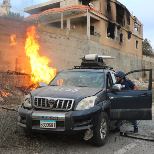 الاتحاد العام للصحفيين العرب يدين بشدة الهجوم الاسرائيلي على الصحفيين فى لبنان