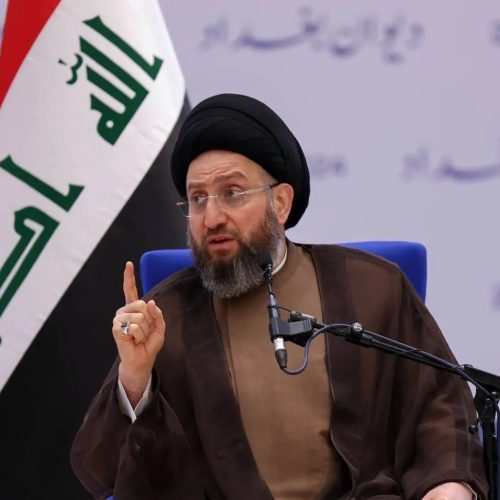 الحكيم يدين استهداف منزل رئيس إقليم كردستان في دهوك ويعده عملاً خطيراً يهدد أمن العراق