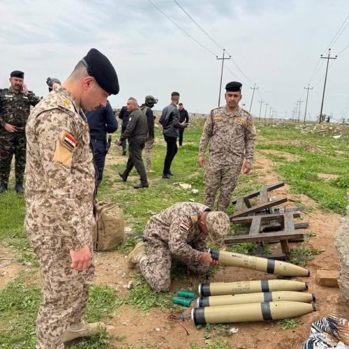 العثور على صواريخ ومنصات إطلاق قرب سيطرة 1 حزيران في كركوك