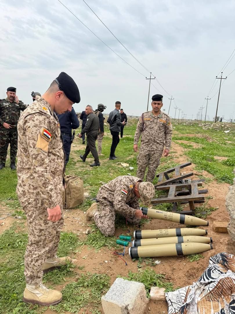 العثور على صواريخ ومنصات إطلاق قرب سيطرة 1 حزيران في كركوك