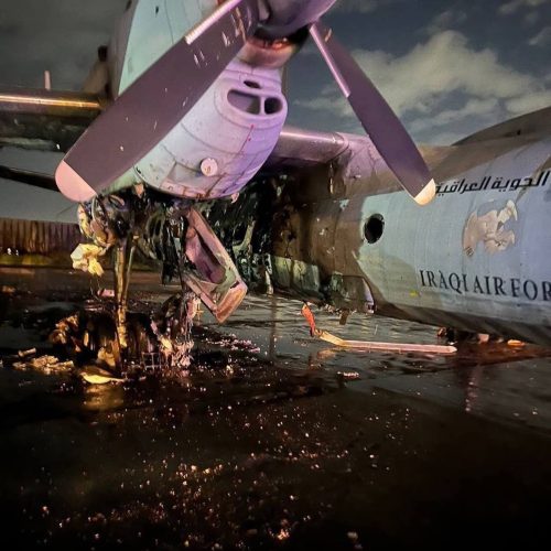 مصدر للرشيد: تضرر إحدى طائرات القوة الجوية العراقية وخروجها عن الخدمة نتيجة استهداف مطار بغداد