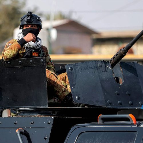 قوة أمنية تعثر على منصات إطلاق الصواريخ التي استهدفت مطار بغداد