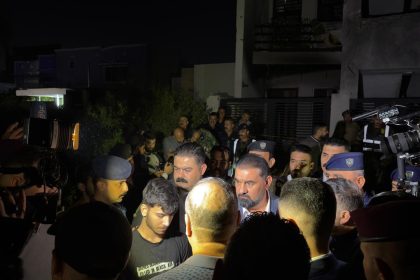 رئيس مجلس النواب هيبت الحلبوسي يزور موقع حادث العامرية في بغداد