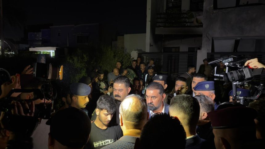 رئيس مجلس النواب هيبت الحلبوسي يزور موقع حادث العامرية في بغداد