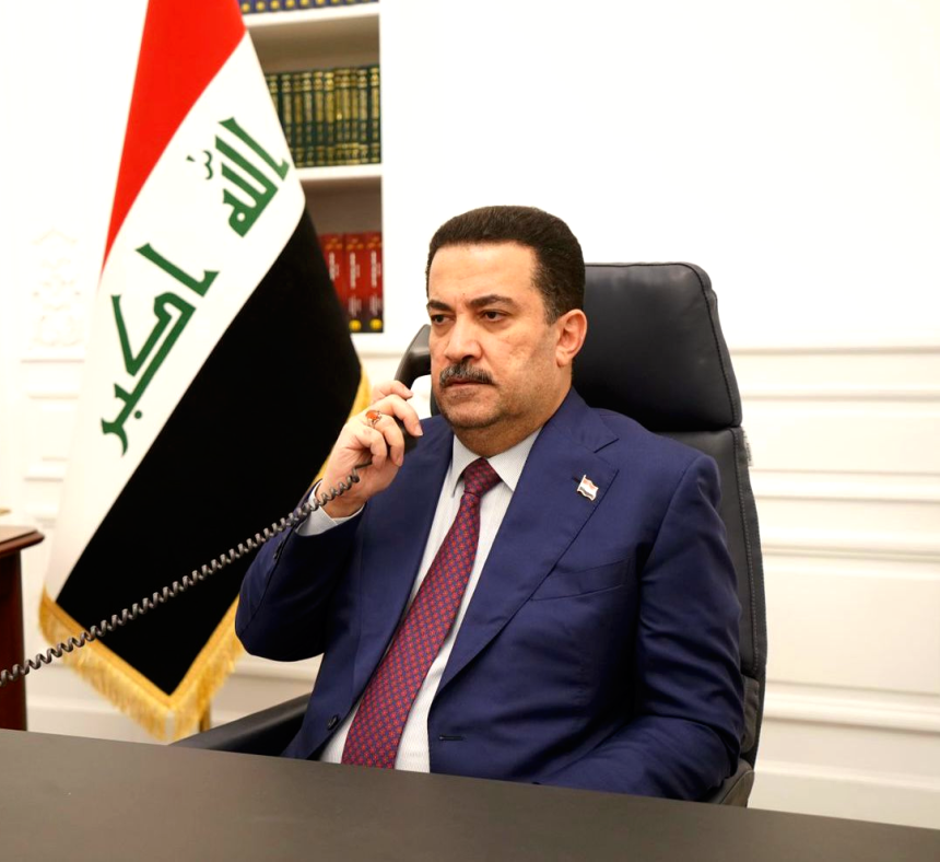 في اتصال هاتفي مع ماكرون.. السوداني يؤكد أهمية العمل على إدامة وقف إطلاق النار في المنطقة