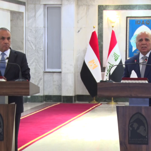 وزير الخارجية ونظيره المصري يؤكدان ضرورة العمل المشترك لاحتواء التصعيد في لبنان