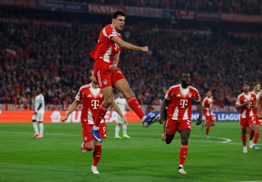 بايرن ميونخ يقصي ريال مدريد ويبلغ نصف نهائي دوري ابطال أوروبا