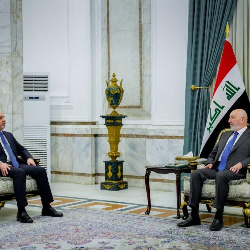 خلال استقباله أمين بغداد.. رئيس الجمهورية يؤكد اهمية العمل على تحسين الخدمات بالعاصمة