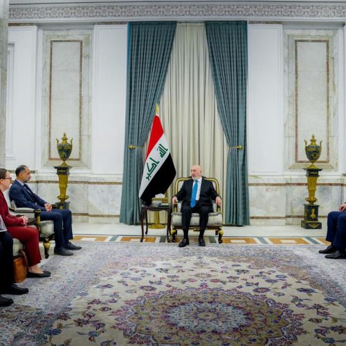 رئيس الجمهورية يؤكد حرص العراق على توطيد علاقاته مع الدول الصديقة