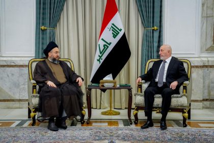 رئيس الجمهورية والسيد الحكيم يؤكدان اهمية الإسراع في حسم منصب رئيس الوزراء