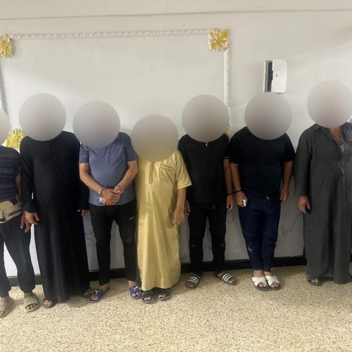 اعتقال عدد من المطلوبين بقضايا مختلفة بينها المخدرات خلال حملة أمنية في الرصافة