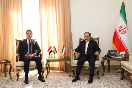 بارزاني وعراقجي يؤكدان أهمية الحفاظ على الهدوء والاستقرار في المنطقة