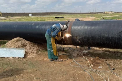 النفط: وصول أعمال تأهيل خط تصدير الخام فيشخابور – جيهان إلى مراحل متقدِّمة