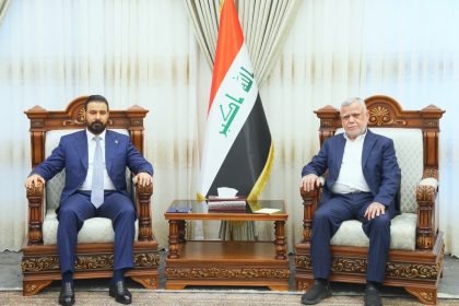 الزيدي والعامري يؤكدان على أهمية تعزيز العمل لتشكيل حكومة وطنية