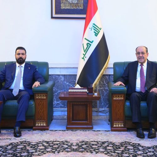 المالكي يعرب عن دعمه للزيدي في مساعيه لتشكيل الحكومة