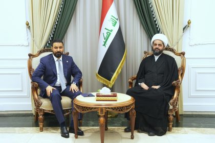 الخزعلي والزيدي يؤكدان اهمية تشكيل حكومة وطنية قادرة على مواجهة التحديات الراهنة