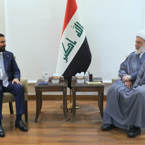 حمودي والزيدي يبحثان السبل الكفيلة بالإسراع في تشكيل حكومة وطنية جديدة