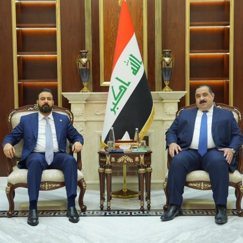 الزيدي والسامرائي يؤكدان اهمية تعزيز التفاهمات بين جميع الأطراف للإسراع بتشكيل الحكومة