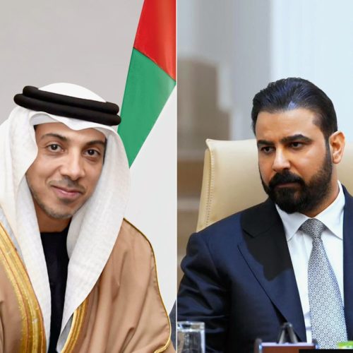 نائب رئيس دولة الامارات يهنئ الزيدي بتكليفه رسميًا بتشكيل الحكومة الجديدة