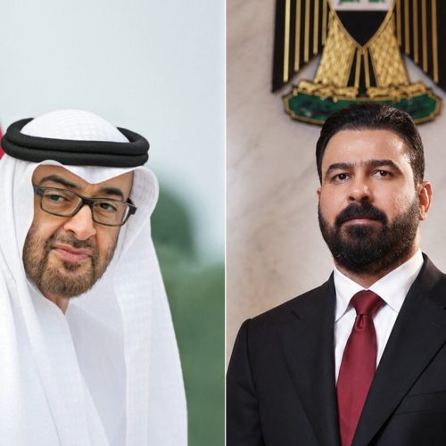 الزيدي ومحمد بن زايد يؤكدان أهمية تعزيز التعاون بين العراق والامارات بمختلف المجالات