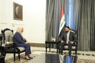 الزيدي يبحث مع وزيرة المالية ملفي الإيرادات والرواتب