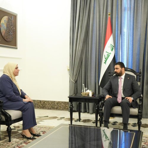 الزيدي يبحث مع وزيرة المالية ملفي الإيرادات والرواتب