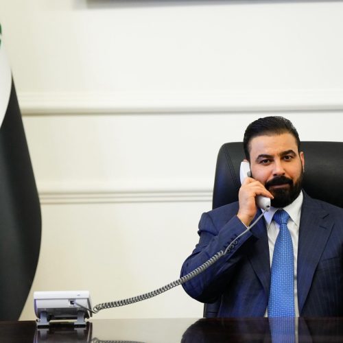 الزيدي ونواف سلام يبحثان سبل تعزيز التعاون بين العراق ولبنان في المجالات والقضايا ذات الاهتمام المشترك