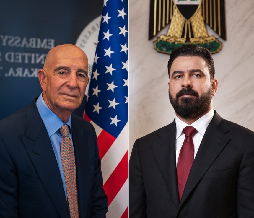 اتصال هاتفي.. المبعوث الامريكي توم باراك يهنئ الزيدي بتكليفه رسميًا بتشكيل الحكومة