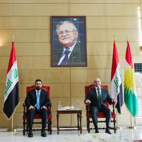 الزيدي وطالباني يبحثان مساعي تشكيل الحكومة الجديدة