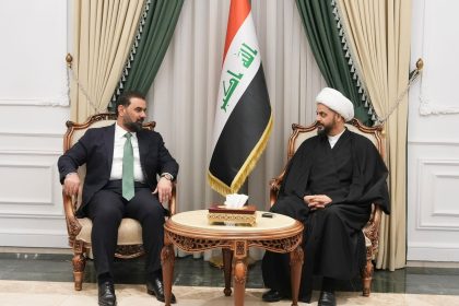 رئيس البرلمان والخزعلي يؤكدان أهمية الإسراع باستكمال الاستحقاقات المتعلّقة بتشكيل الحكومة