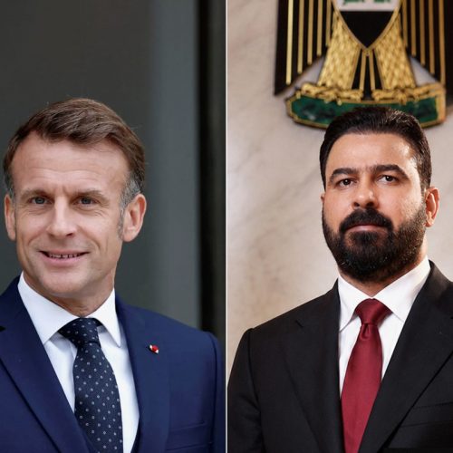 اتصال هاتفي.. ماكرون يهنئ الزيدي ويؤكد وقوف فرنسا إلى جانب الشعب العراقي