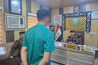 شرطة ديالى تلقي القبض على زوج قتل زوجته خنقاً وادعى انتحارها
