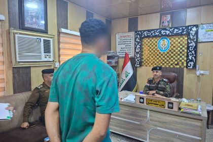 شرطة ديالى تلقي القبض على زوج قتل زوجته خنقاً وادعى انتحارها