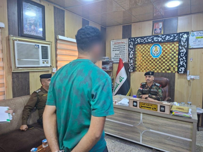 شرطة ديالى تلقي القبض على زوج قتل زوجته خنقاً وادعى انتحارها