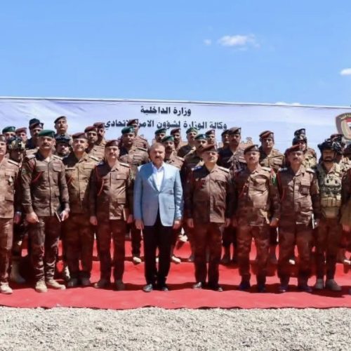 وزير الداخلية يعلن إنجاز الجدار الكونكريتي المتكامل على الحدود العراقية السورية
