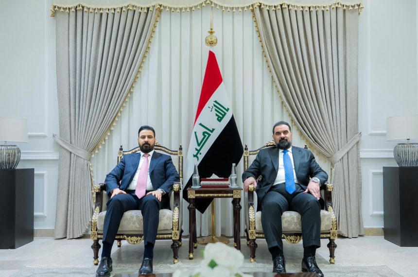 الزيدي والحلبوسي يؤكدان أهمية التعاون والتنسيق للمضي بإكمال استحقاق منح الثقة للحكومة