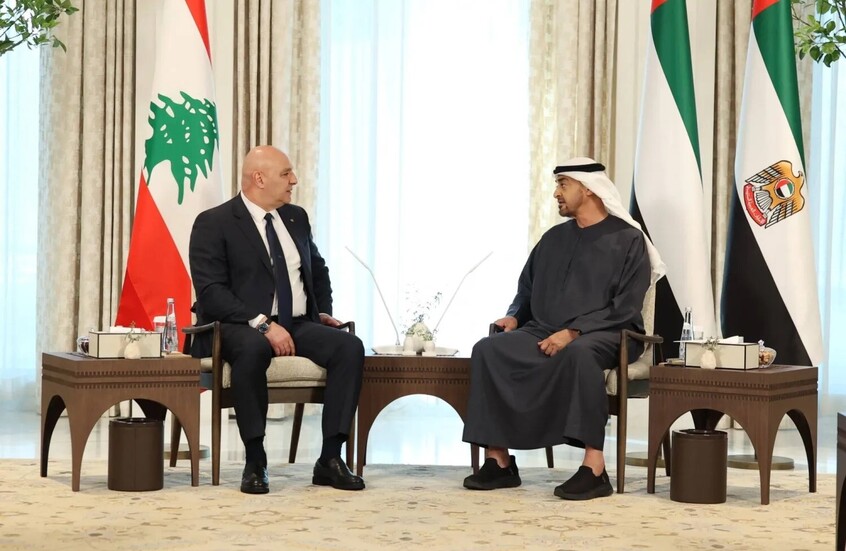 عون يؤكد تضامن لبنان مع الإمارات
