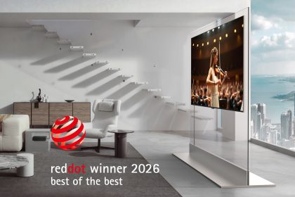 إل جي إلكترونيكس تُكرّم لتميزها في التصميم في حفل توزيع RED DOT DESIGN لعام 2026