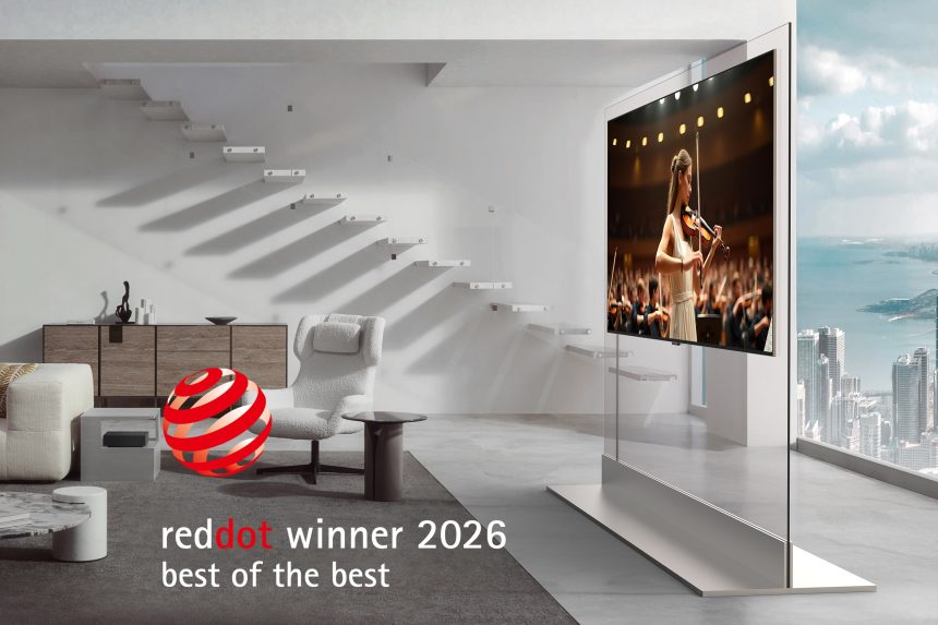 إل جي إلكترونيكس تُكرّم لتميزها في التصميم في حفل توزيع RED DOT DESIGN لعام 2026