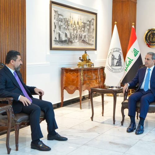 رئيس مجلس القضاء الأعلى وشواني يبحثان سبل تعزيز التعاون المشترك بين القضاء ووزارة العدل