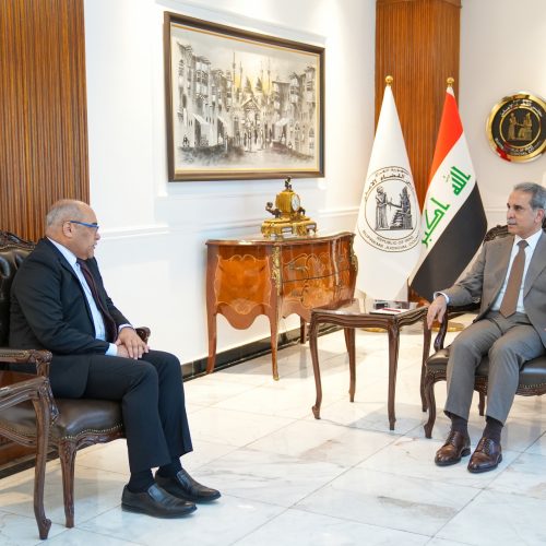 رئيس مجلس القضاء الأعلى يبحث مع رئيس جهاز الأمن الوطني التعاون لفرض سيادة القانون وتحقيق الاستقرار