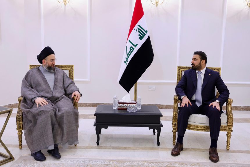 الزيدي والحكيم يؤكدان أهمية العمل المبني على الرؤية المشتركة لتعزيز الأمن والاستقرار