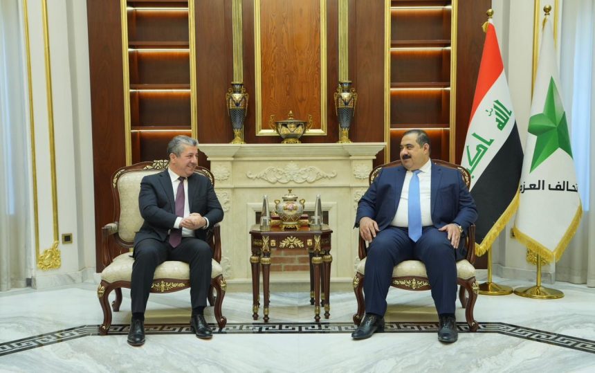 السامرائي ومسرور بارزاني يؤكدان أهمية دعم الحكومة الجديدة والحفاظ على التوازنات والاستقرار السياسي