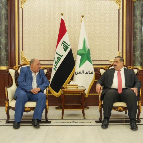 السامرائي يبحث مع نقيب الصحفيين واقع العمل الإعلامي والصحفي في العراق