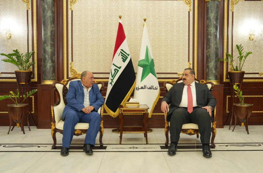 السامرائي يبحث مع نقيب الصحفيين واقع العمل الإعلامي والصحفي في العراق