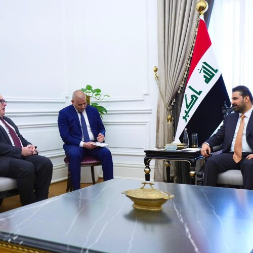 الزيدي يؤكد اهمية تغليب الحوار والدبلوماسية في حلّ النزاعات وفرض الأمن والاستقرار بالمنطقة